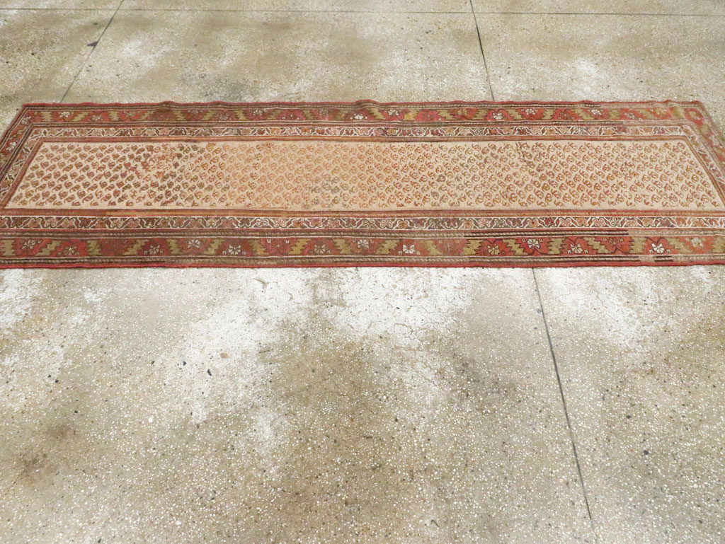 Antique Persian Kurdish Runner, No.23290 - Staging