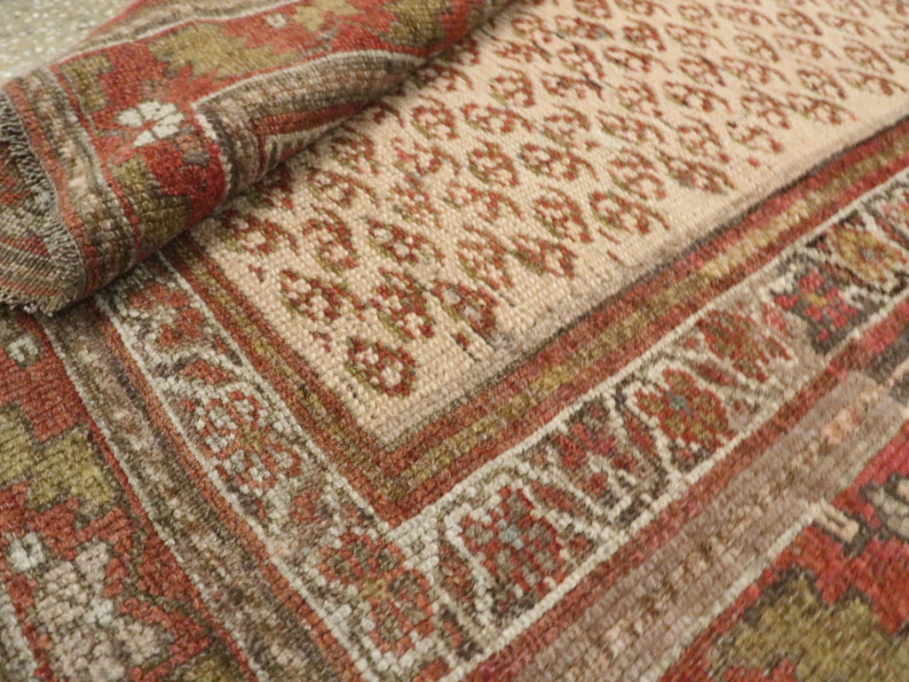 Antique Persian Kurdish Runner, No.23290 - Staging