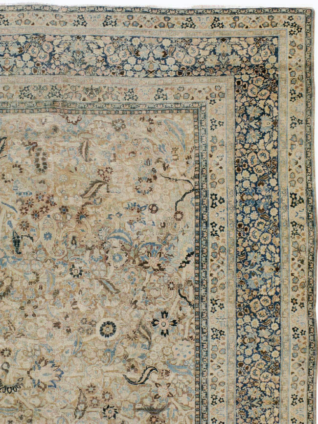 Antique Persian Mashad Carpet, No.23292 - Staging