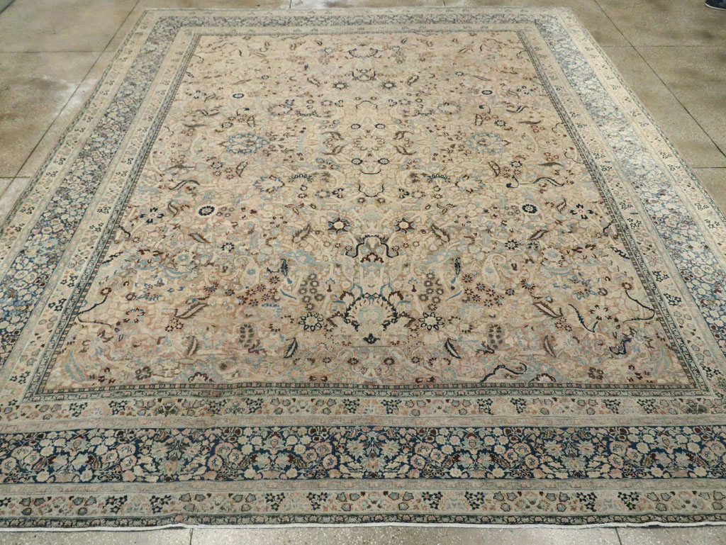 Antique Persian Mashad Carpet, No.23292 - Staging