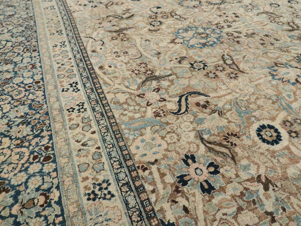 Antique Persian Mashad Carpet, No.23292 - Staging