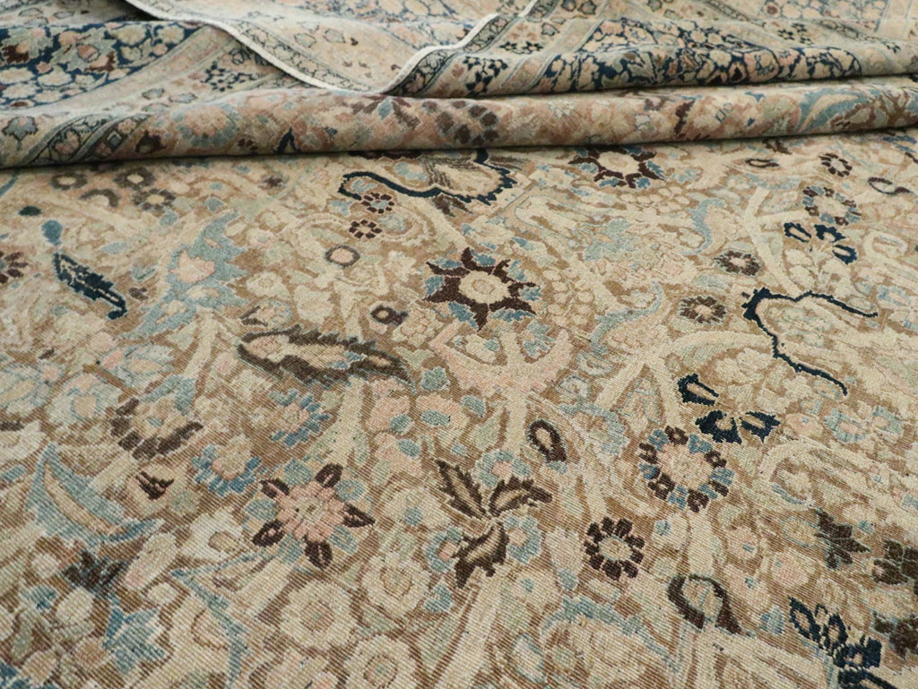 Antique Persian Mashad Carpet, No.23292 - Staging