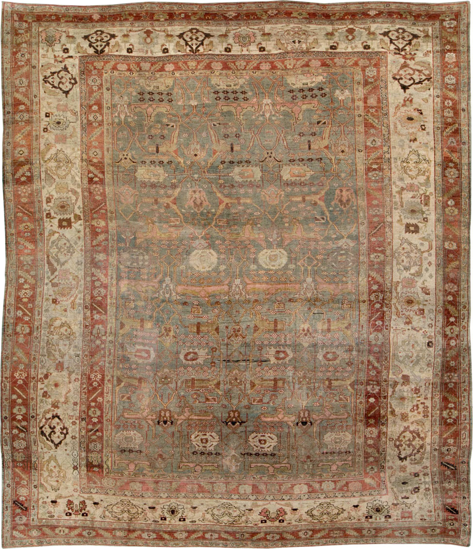 Antique Perisan Bidjar Carpet, No.23294 - Staging
