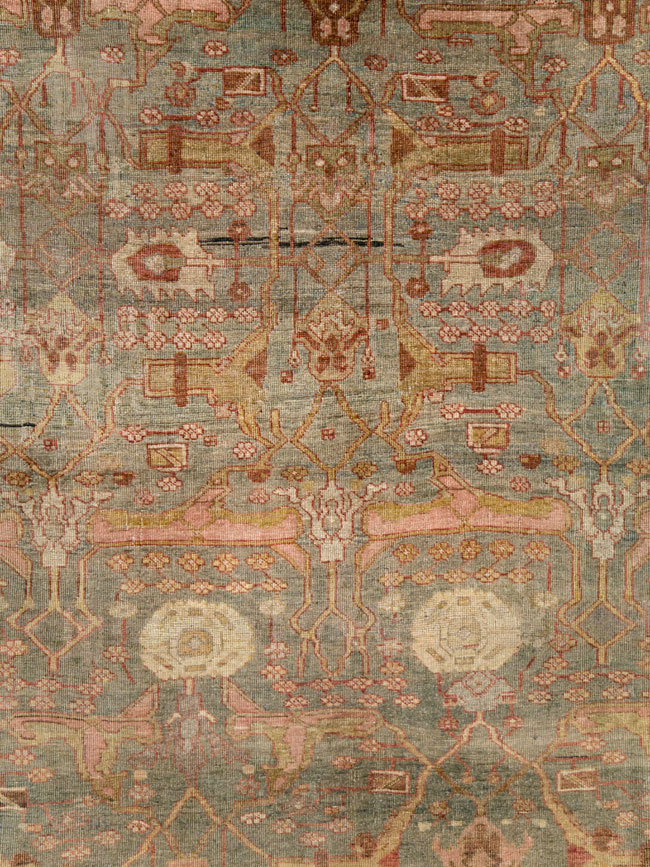 Antique Perisan Bidjar Carpet, No.23294 - Staging