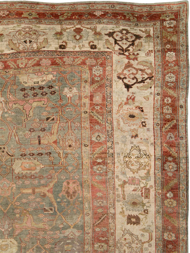 Antique Perisan Bidjar Carpet, No.23294 - Staging