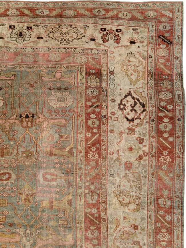 Antique Perisan Bidjar Carpet, No.23294 - Staging