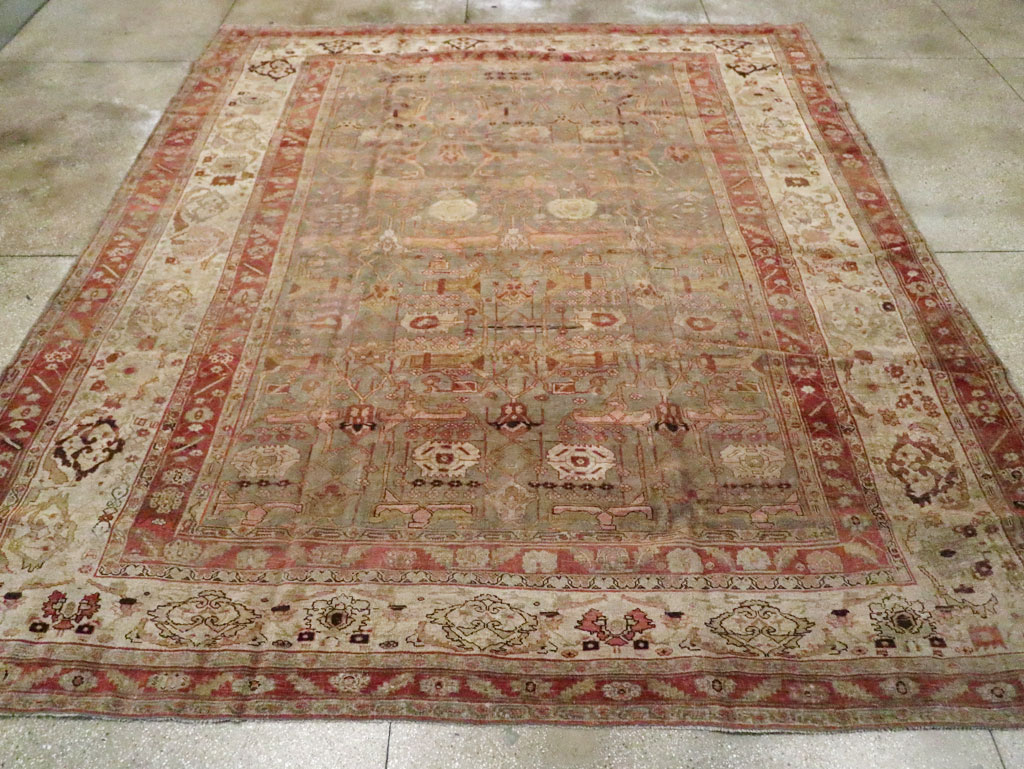 Antique Perisan Bidjar Carpet, No.23294 - Staging