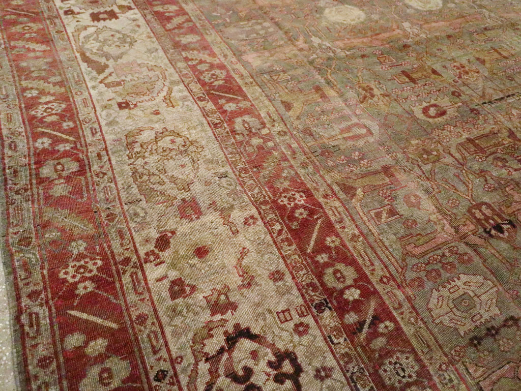 Antique Perisan Bidjar Carpet, No.23294 - Staging