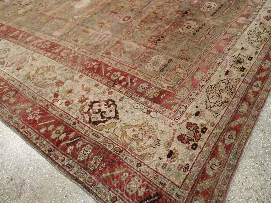 Antique Perisan Bidjar Carpet, No.23294 - Staging