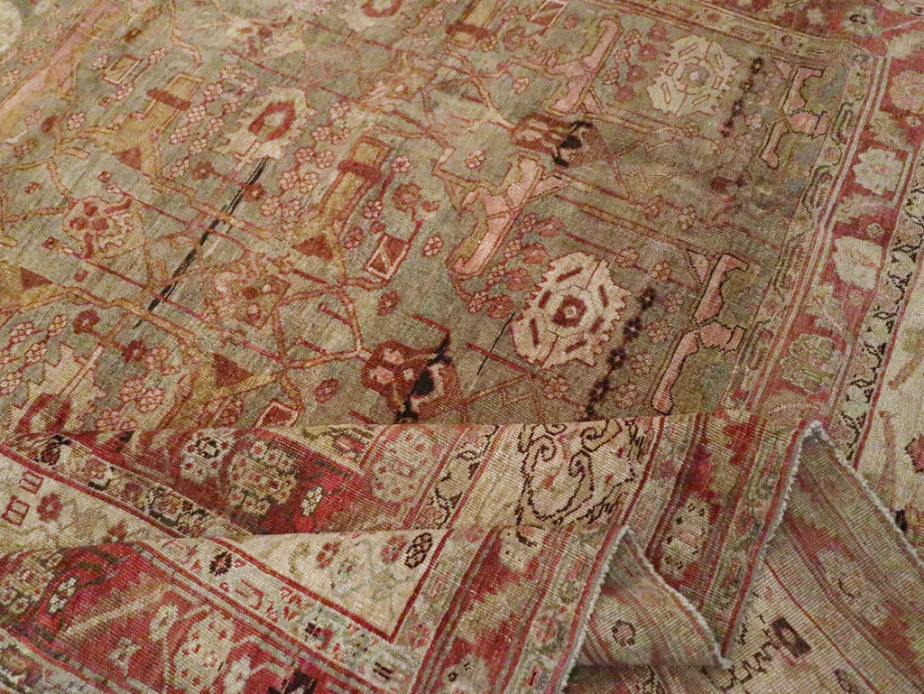 Antique Perisan Bidjar Carpet, No.23294 - Staging