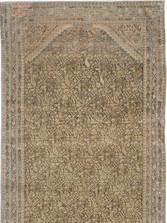 Antique Persian Malayer Runner, No.23303 - Staging