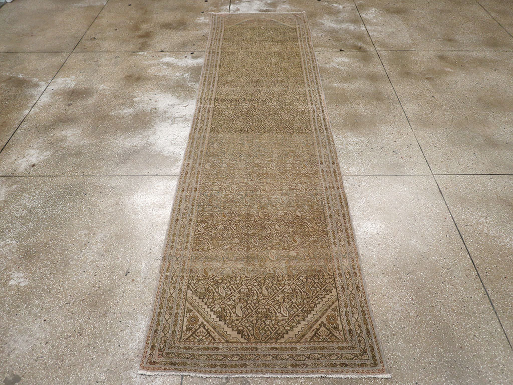 Antique Persian Malayer Runner, No.23303 - Staging