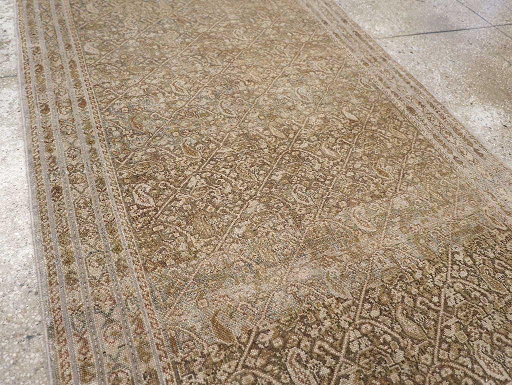 Antique Persian Malayer Runner, No.23303 - Staging