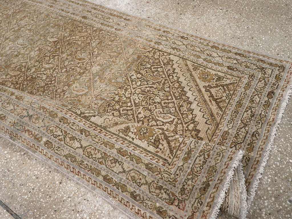 Antique Persian Malayer Runner, No.23303 - Staging