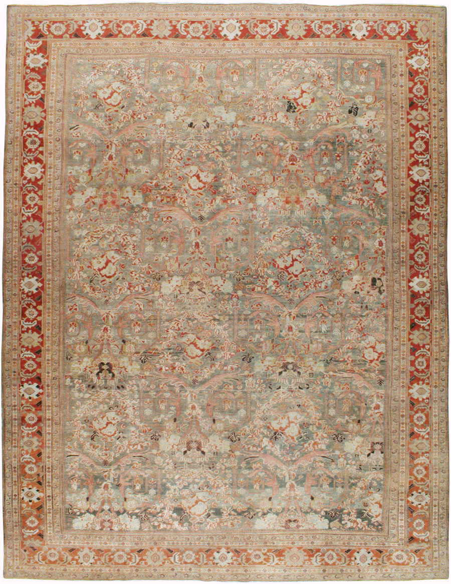 Antique Persian Mahal Carpet, No.23307 - Staging