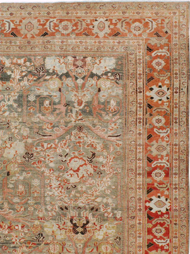 Antique Persian Mahal Carpet, No.23307 - Staging