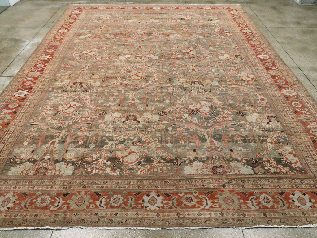 Antique Persian Mahal Carpet, No.23307 - Staging