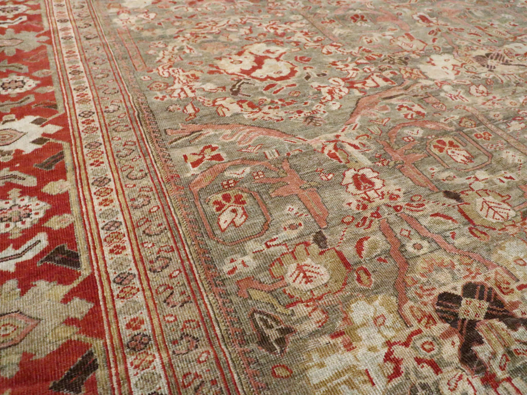 Antique Persian Mahal Carpet, No.23307 - Staging