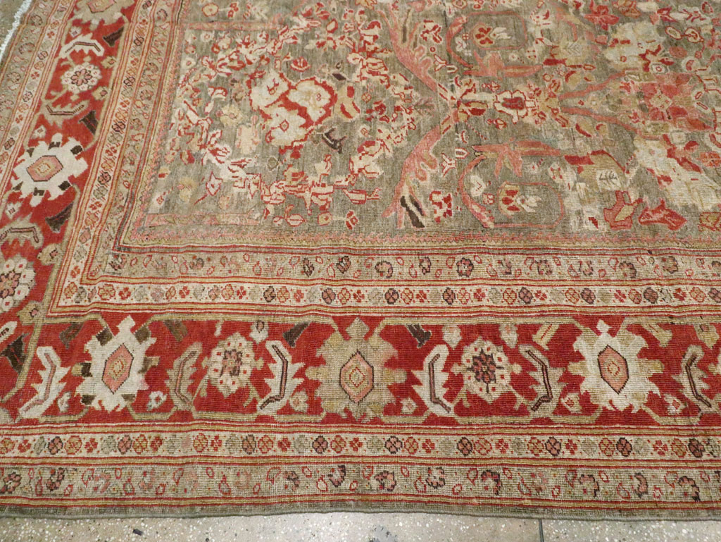 Antique Persian Mahal Carpet, No.23307 - Staging
