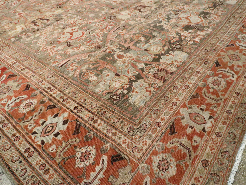 Antique Persian Mahal Carpet, No.23307 - Staging