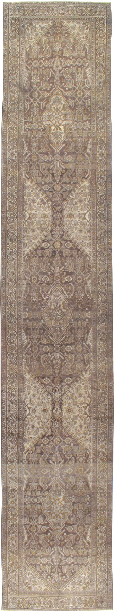 Antique Persian Bibikabad Runner, No.23310 - Staging