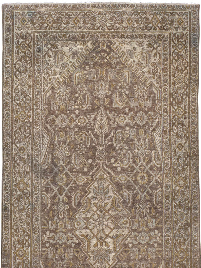 Antique Persian Bibikabad Runner, No.23310 - Staging