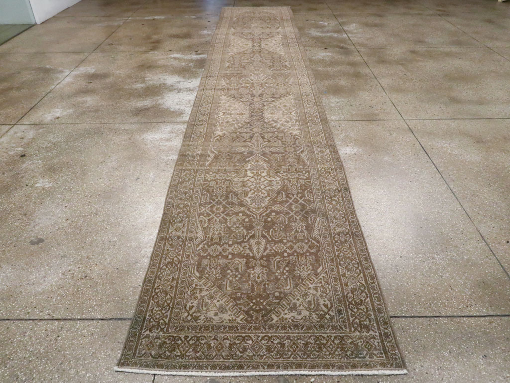 Antique Persian Bibikabad Runner, No.23310 - Staging