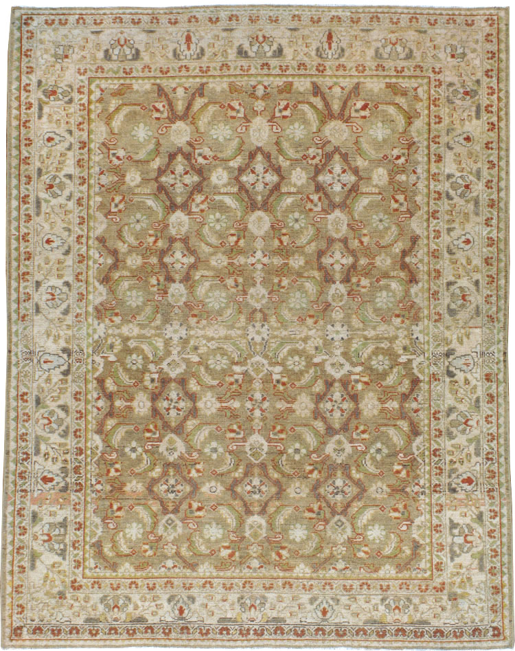 Vintage Persian Malayer Rug, No.23312 - Staging