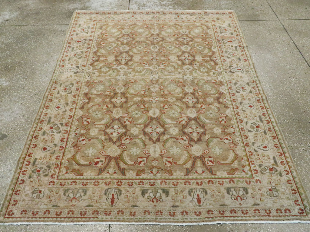 Vintage Persian Malayer Rug, No.23312 - Staging