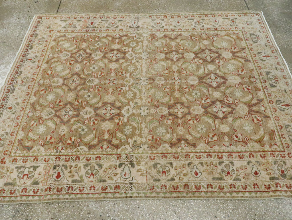 Vintage Persian Malayer Rug, No.23312 - Staging