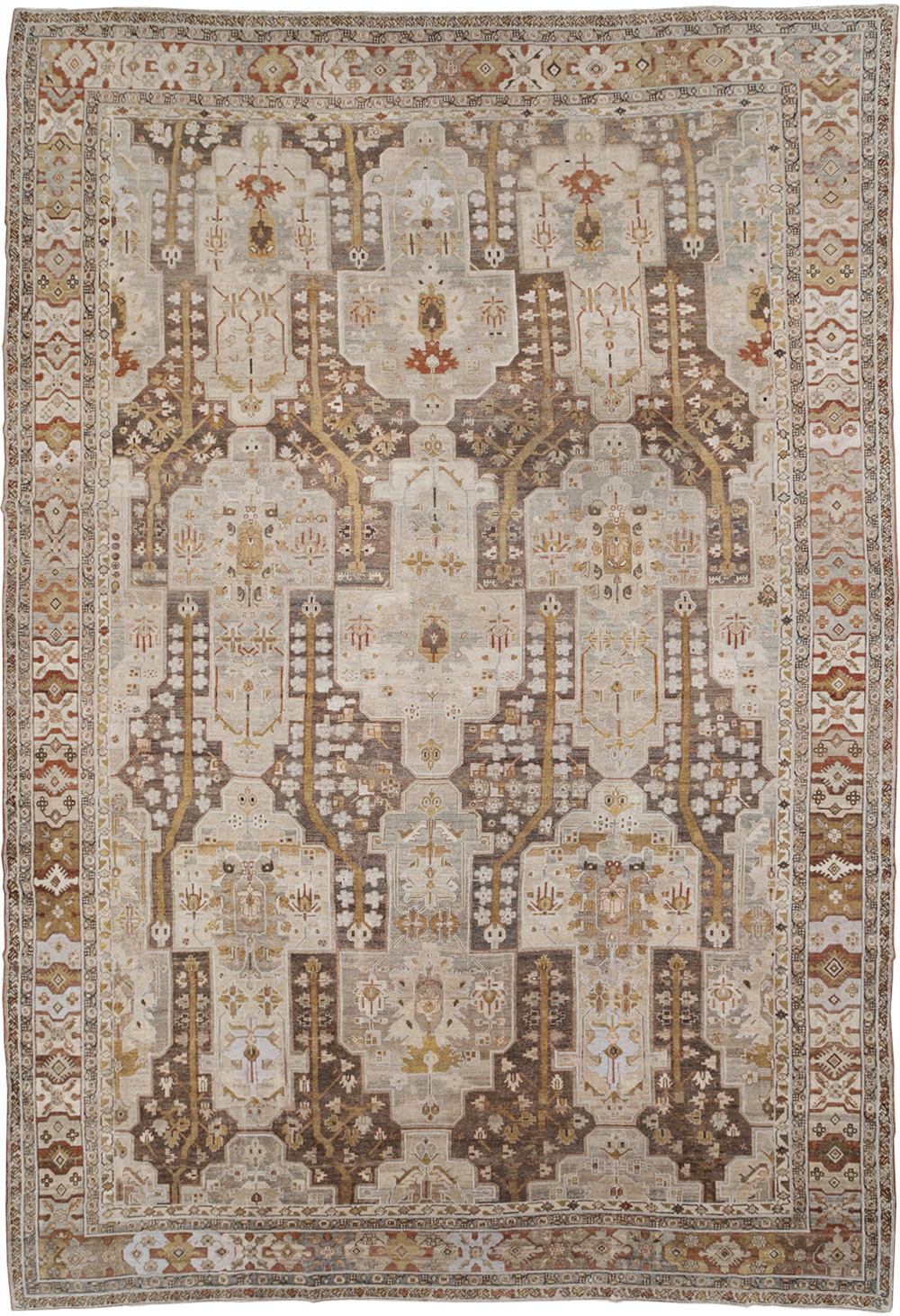 Antique Persian Malayer Oversize Carpet, No.23317 - Staging