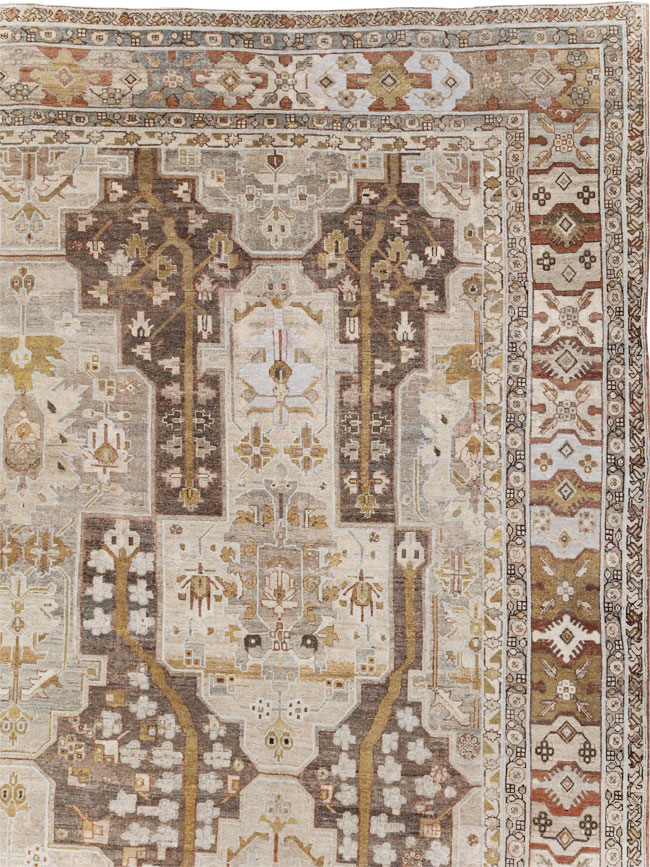 Antique Persian Malayer Oversize Carpet, No.23317 - Staging