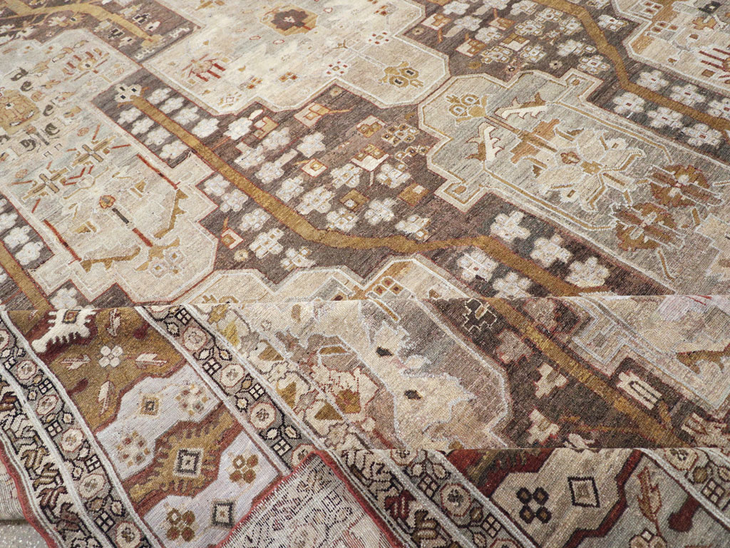Antique Persian Malayer Oversize Carpet, No.23317 - Staging