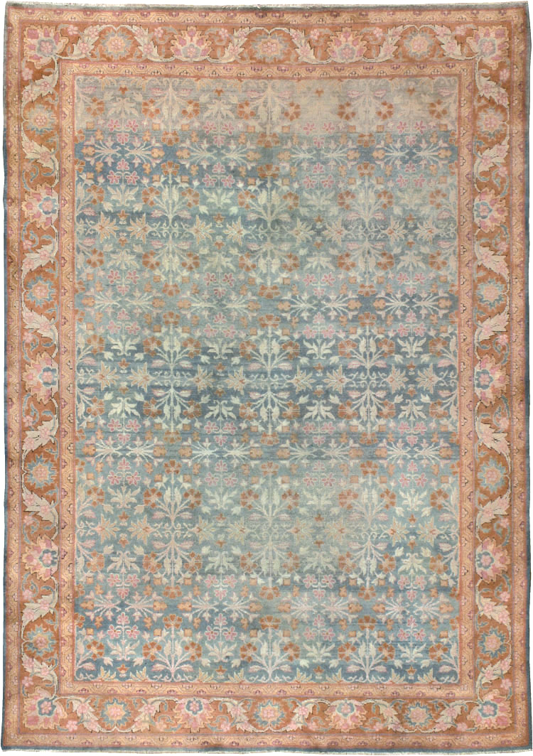 Vintage Indian Amritsar Carpet, No.23323 - Staging