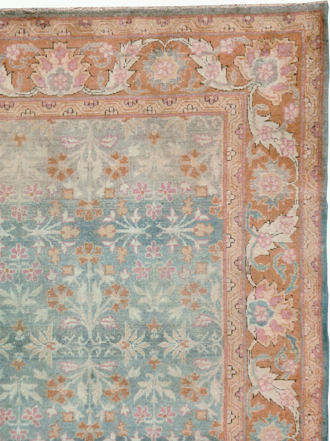 Vintage Indian Amritsar Carpet, No.23323 - Staging