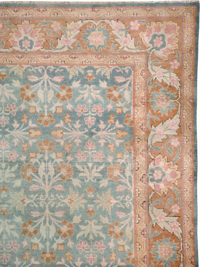 Vintage Indian Amritsar Carpet, No.23323 - Staging