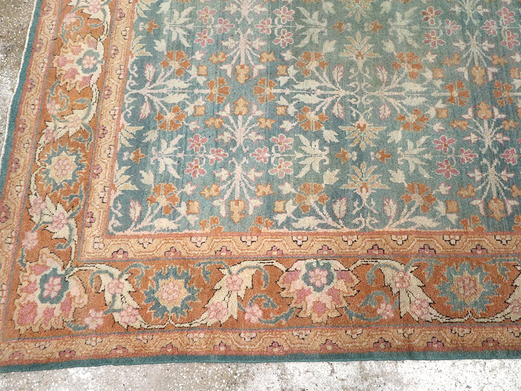 Vintage Indian Amritsar Carpet, No.23323 - Staging