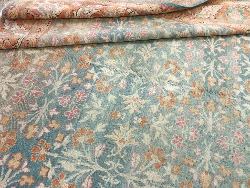 Vintage Indian Amritsar Carpet, No.23323 - Staging