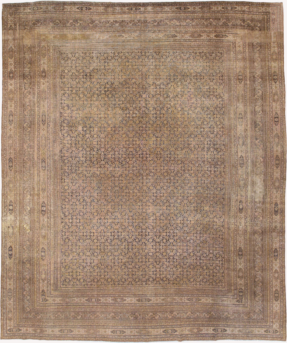 Antique Persian Dorokhsh Carpet, No.23324 - Staging