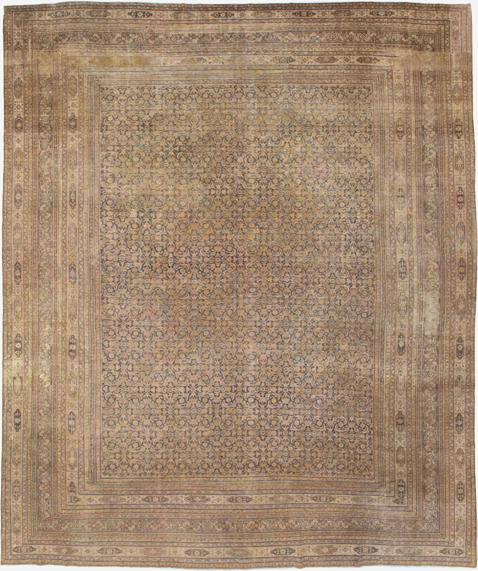 Antique Persian Dorokhsh Carpet, No.23324 - Staging