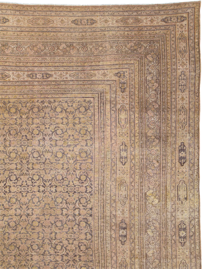 Antique Persian Dorokhsh Carpet, No.23324 - Staging
