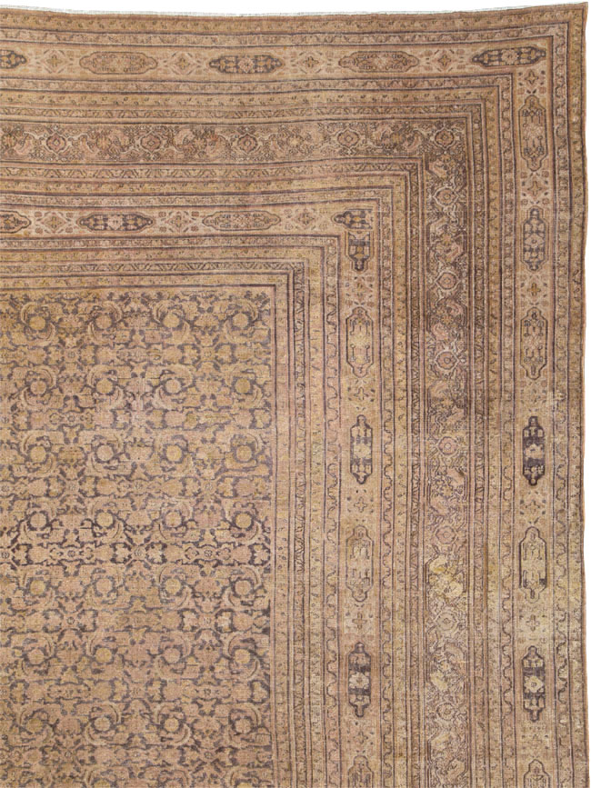 Antique Persian Dorokhsh Carpet, No.23324 - Staging
