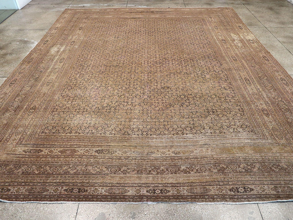 Antique Persian Dorokhsh Carpet, No.23324 - Staging