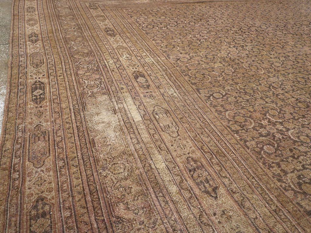 Antique Persian Dorokhsh Carpet, No.23324 - Staging