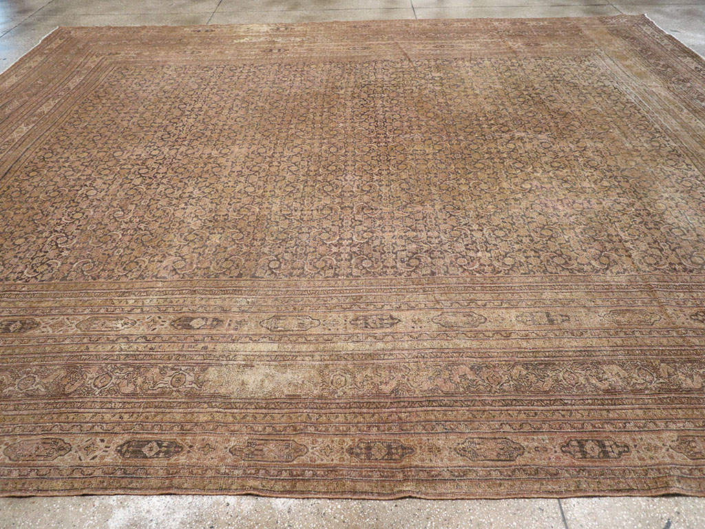 Antique Persian Dorokhsh Carpet, No.23324 - Staging