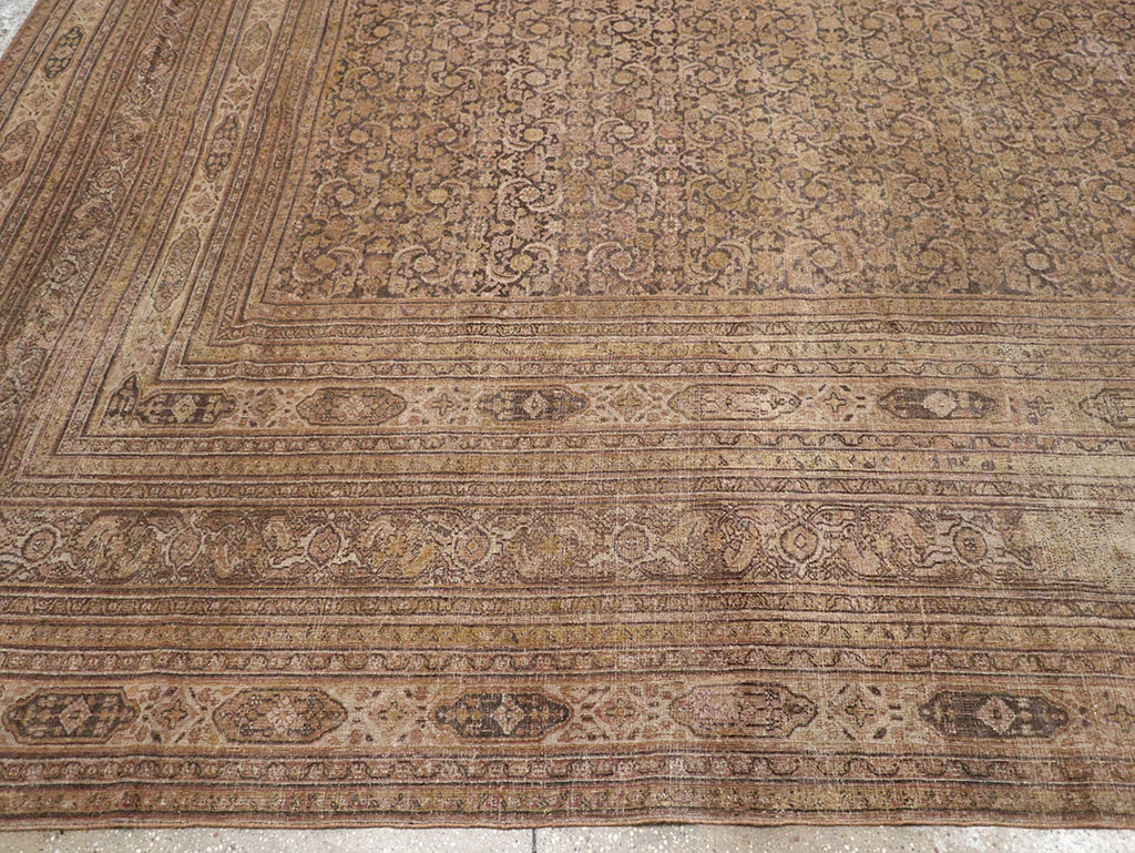 Antique Persian Dorokhsh Carpet, No.23324 - Staging