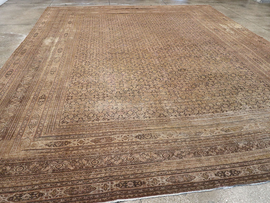 Antique Persian Dorokhsh Carpet, No.23324 - Staging