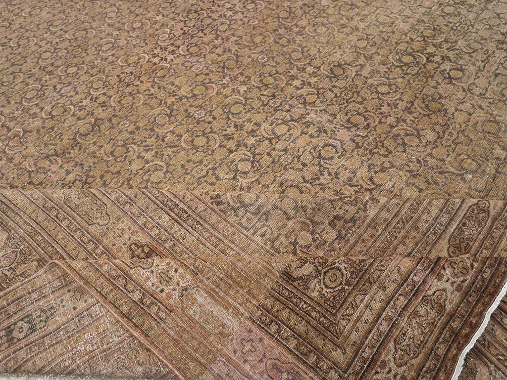 Antique Persian Dorokhsh Carpet, No.23324 - Staging