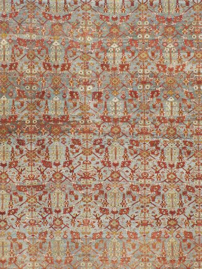 Antique Persian Malayer Rug, No.23329 - Staging