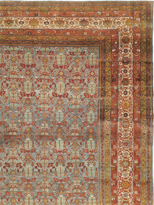 Antique Persian Malayer Rug, No.23329 - Staging